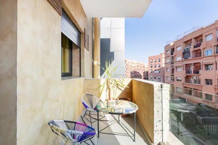 Appartement Marrakech Gueliz Marrakesh Bagian luar foto